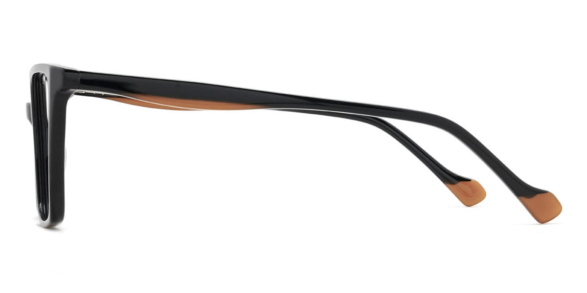 Schwarz Aurelio Brille - Rectangle Glasses