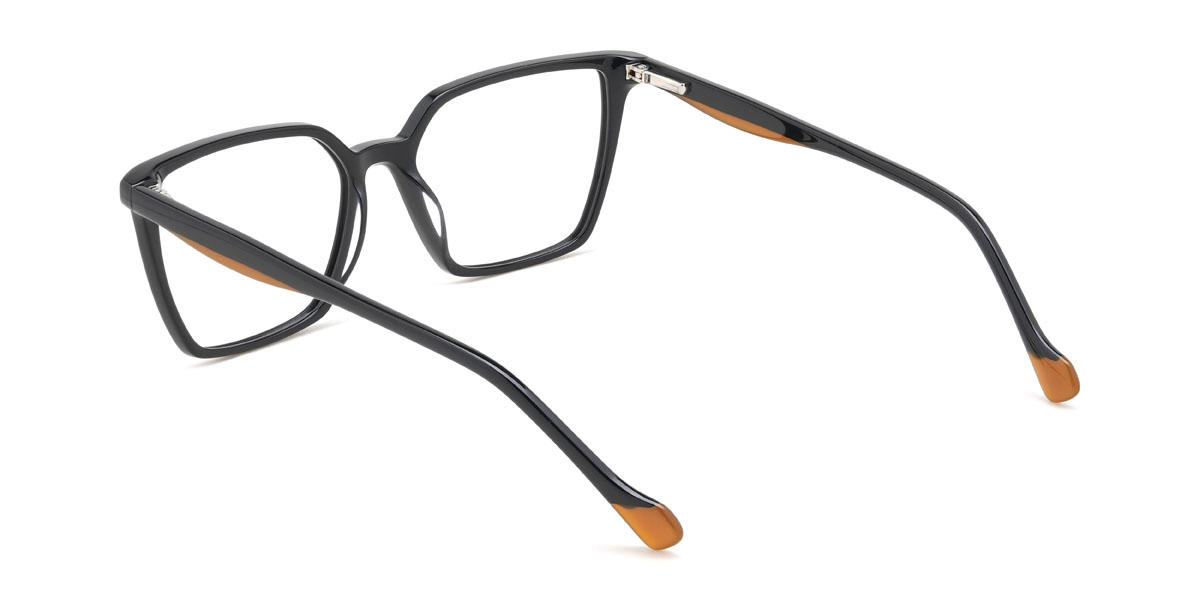 Schwarz Aurelio Brille - Rectangle Glasses