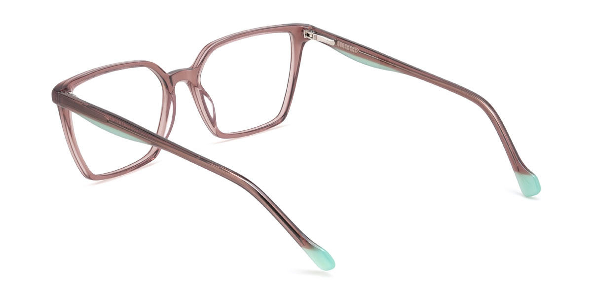 Cassis Purple Aurelio Glasses - Rectangle Glasses