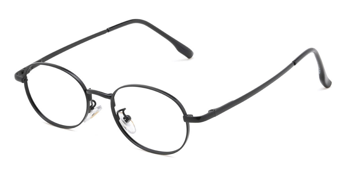 Black Darrion Glasses - Oval Glasses