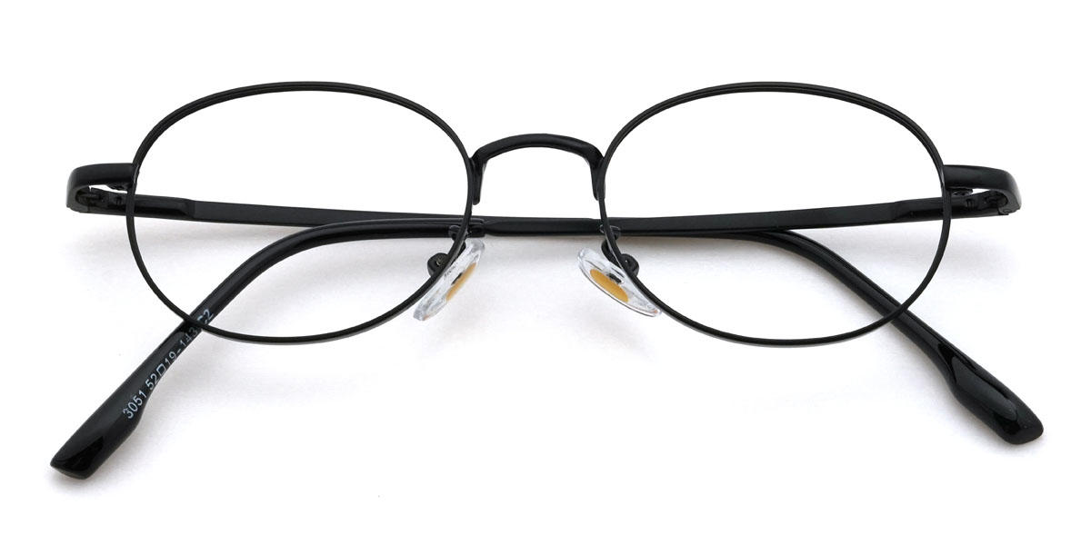 Black Darrion Glasses - Oval Glasses