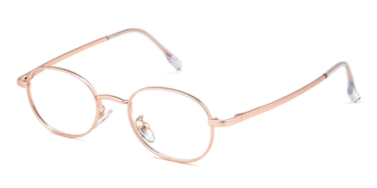 Rosé Gold Darrion Brille - Oval Glasses