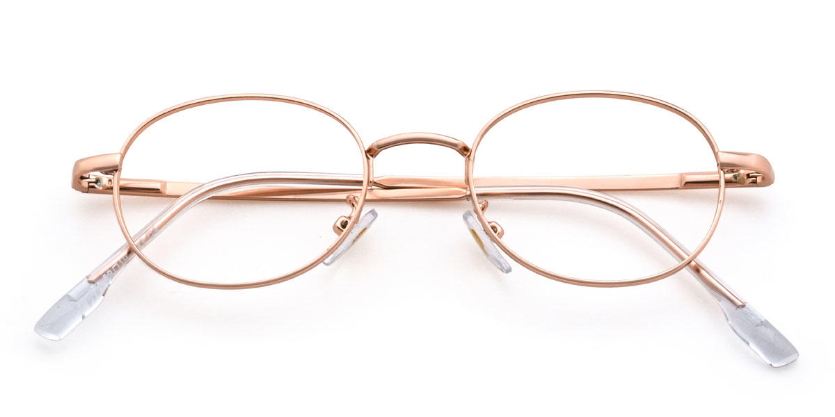 Rosé Gold Darrion Brille - Oval Glasses