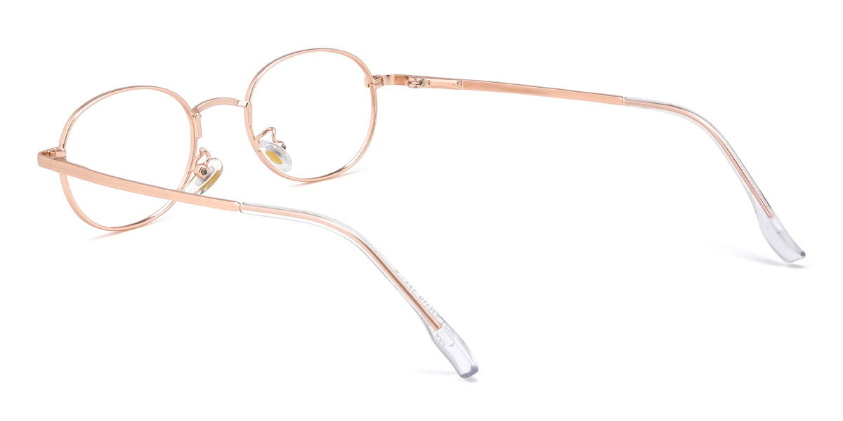 Rosé Gold Darrion Brille - Oval Glasses