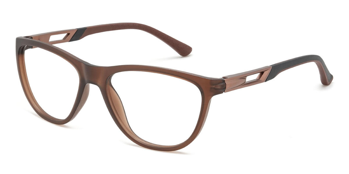 Marrón Ahmad Gafas - Oval Glasses