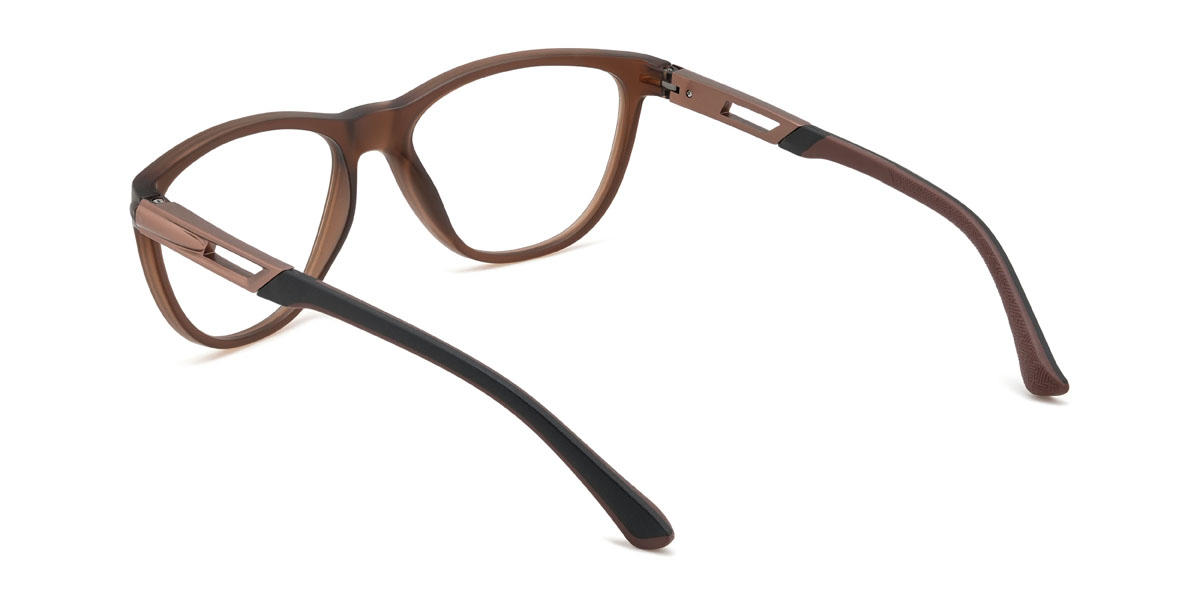 Marrón Ahmad Gafas - Oval Glasses