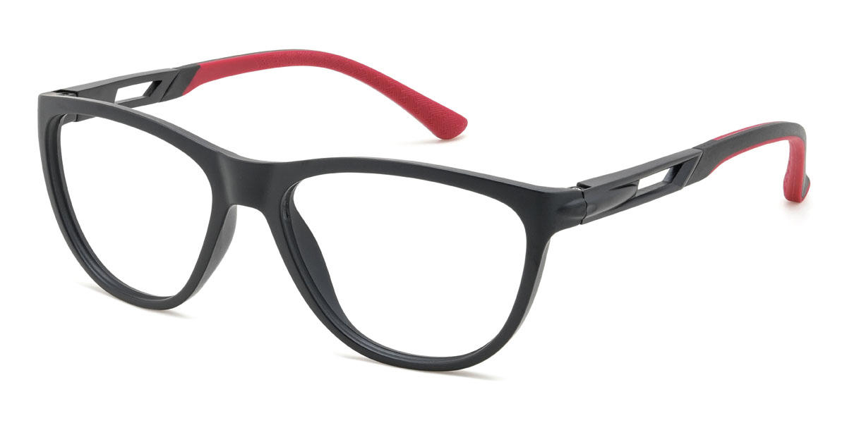 Black Ahmad Glasses - Oval Glasses