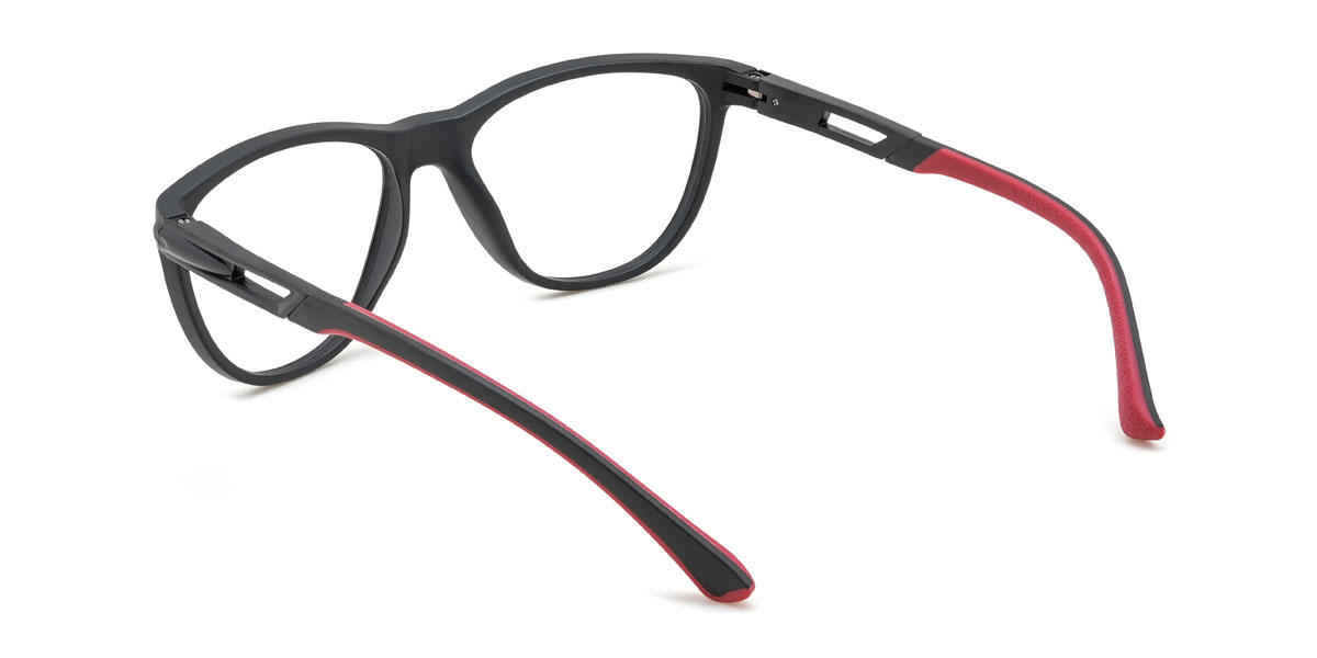 Black Ahmad Glasses - Oval Glasses