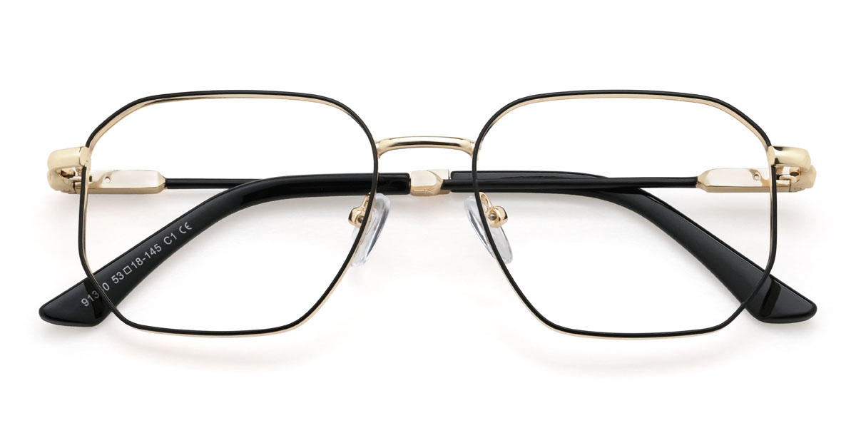 Black Zohan Glasses - Rectangle Glasses