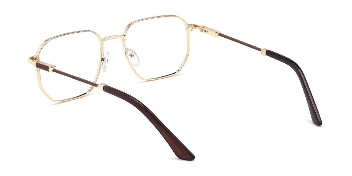 Brown Zohan Glasses - Rectangle Glasses
