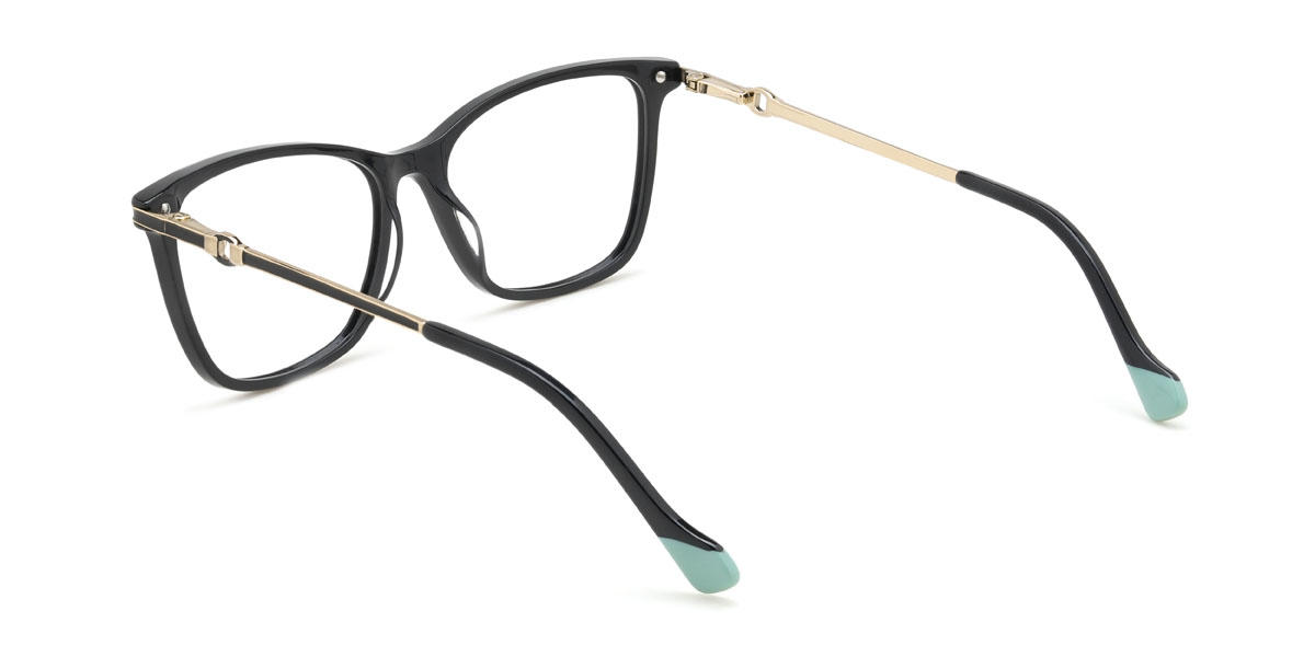 Negro Samaira Gafas - Rectangle Glasses