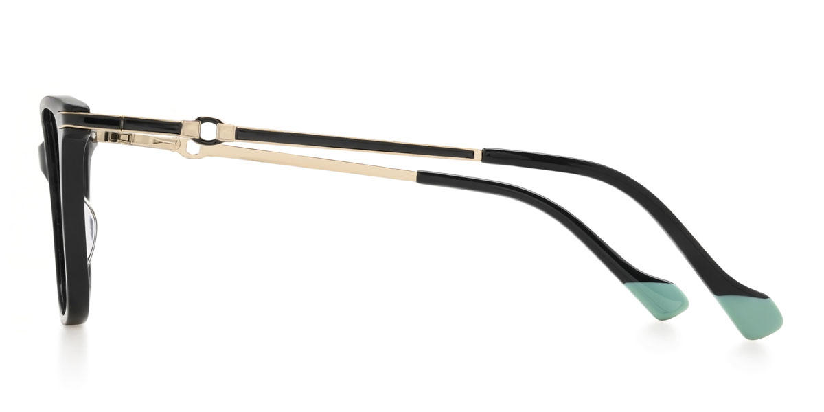 Negro Samaira Gafas - Rectangle Glasses