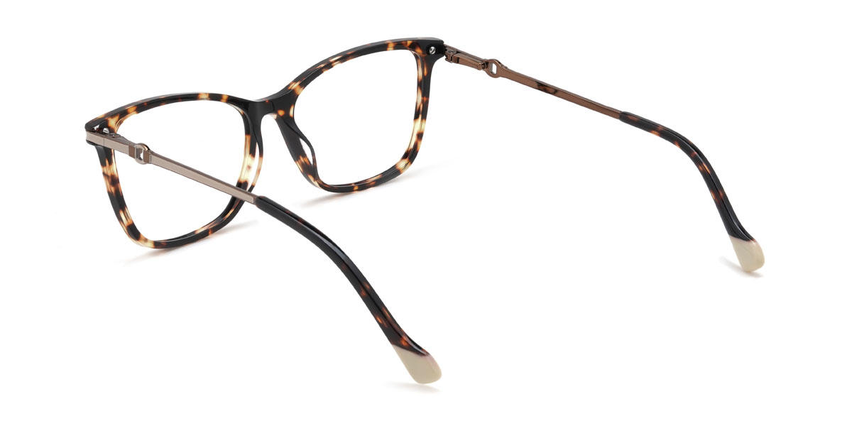 Tortoiseshell Samaira Glasses - Rectangle Glasses