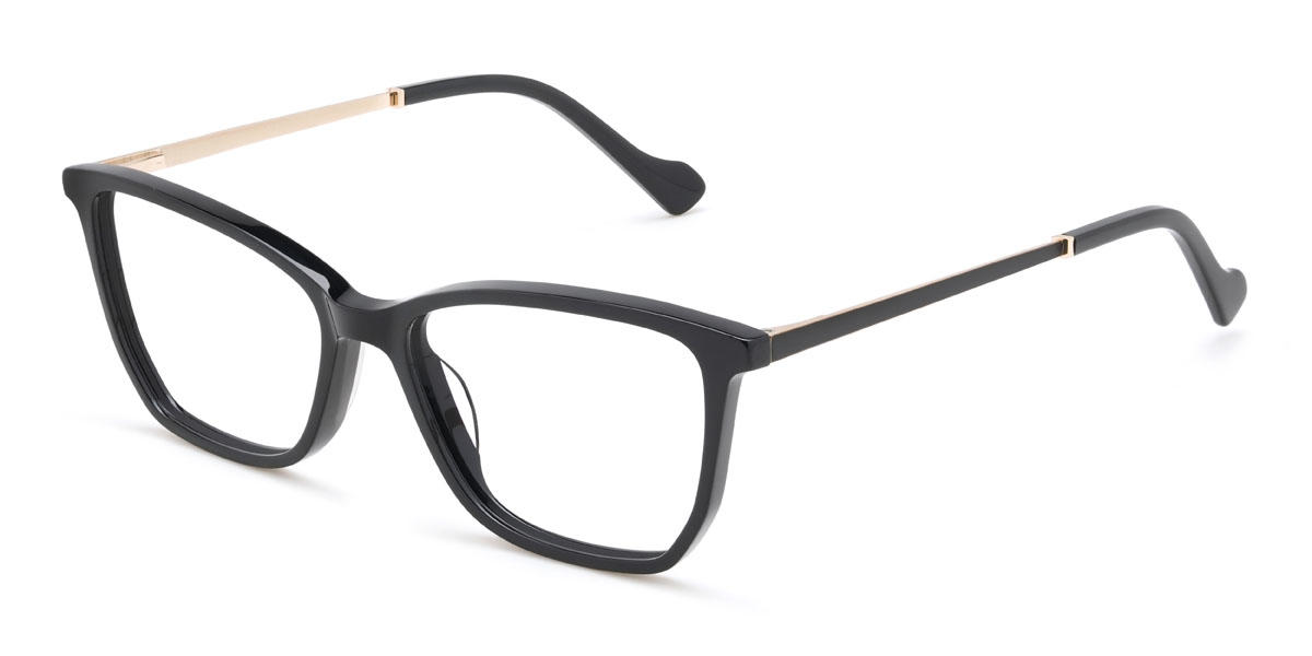 Schwarz Rakan Brille - Rectangle Glasses