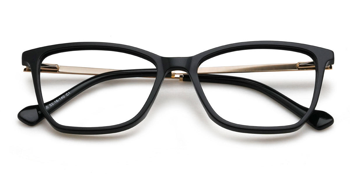 Schwarz Rakan Brille - Rectangle Glasses