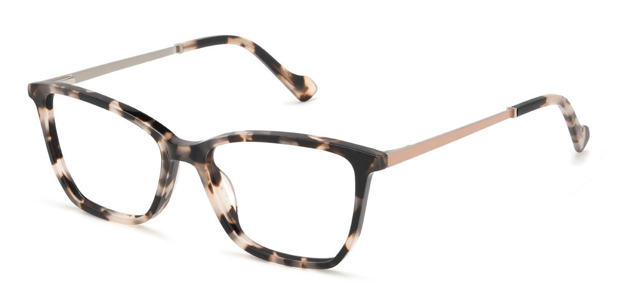 Ivory Tortoiseshell Rakan Glasses - Rectangle Glasses