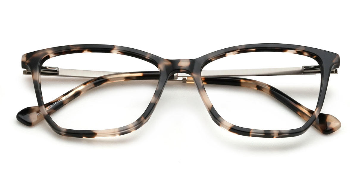 Ivory Tortoiseshell Rakan Glasses - Rectangle Glasses