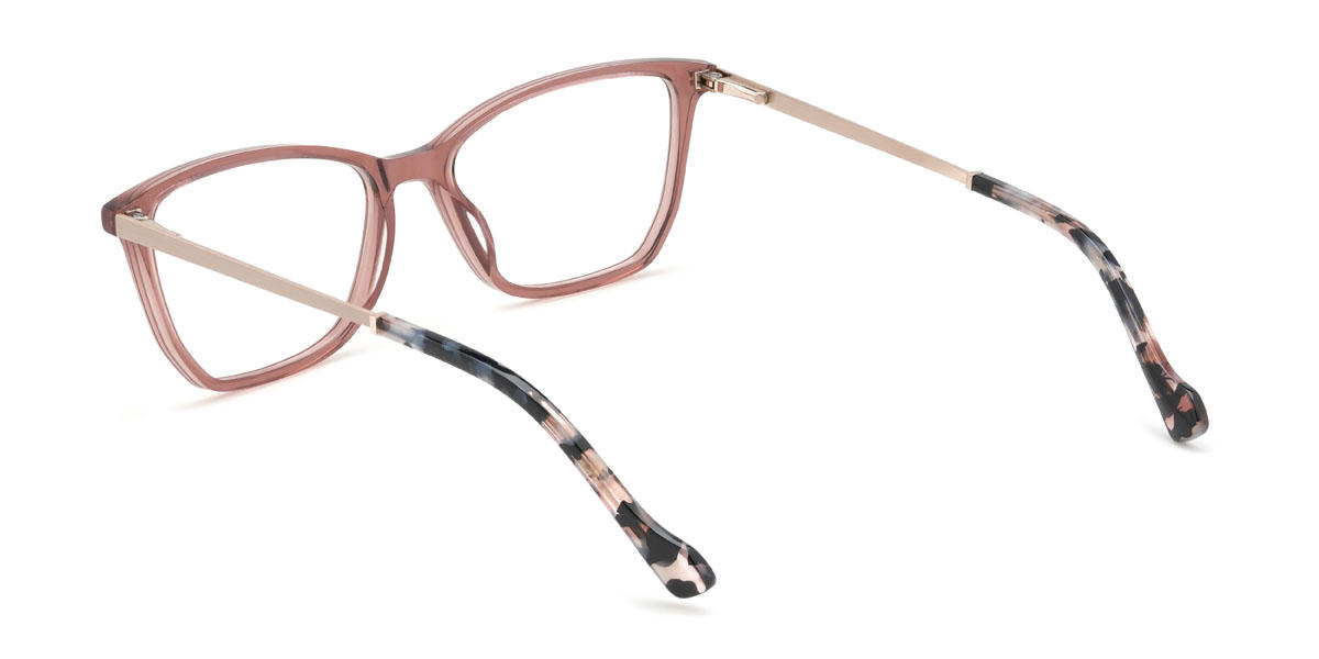 Cassis Purple Rakan Glasses - Rectangle Glasses