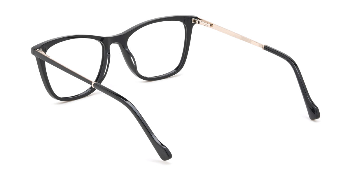 Black Alfie Glasses - Rectangle Glasses