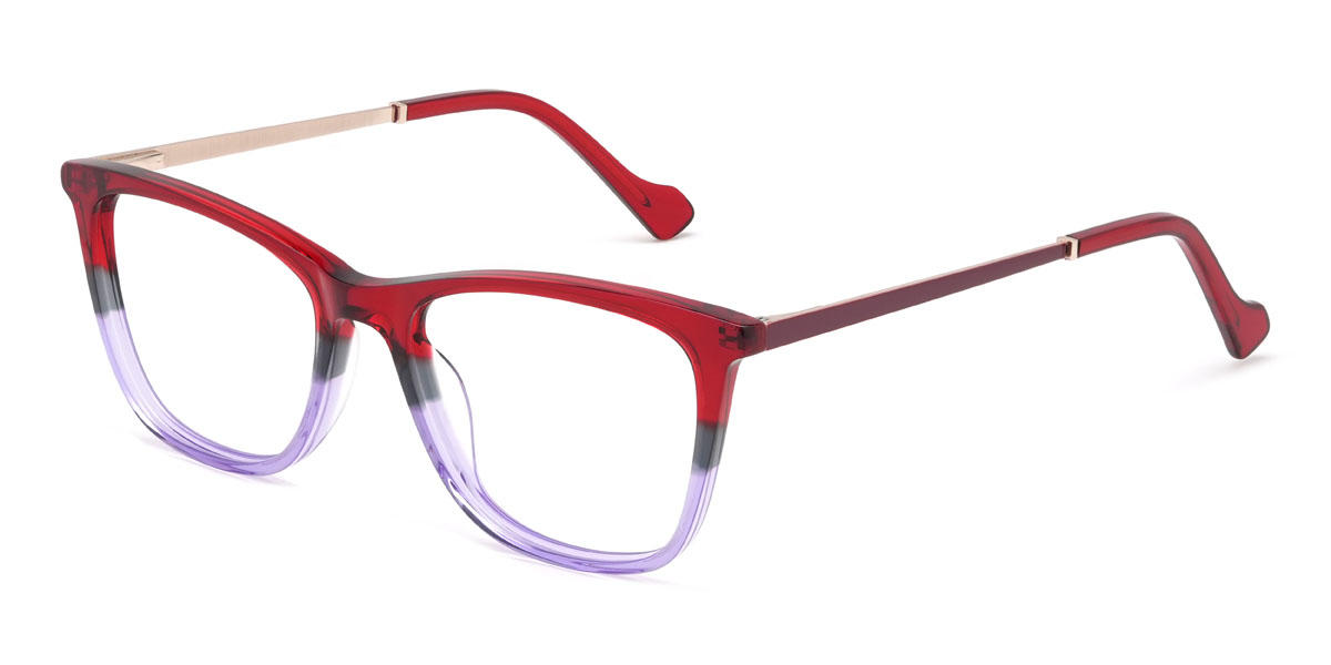 Rouge Violet Alfie Lunettes - Rectangle Glasses