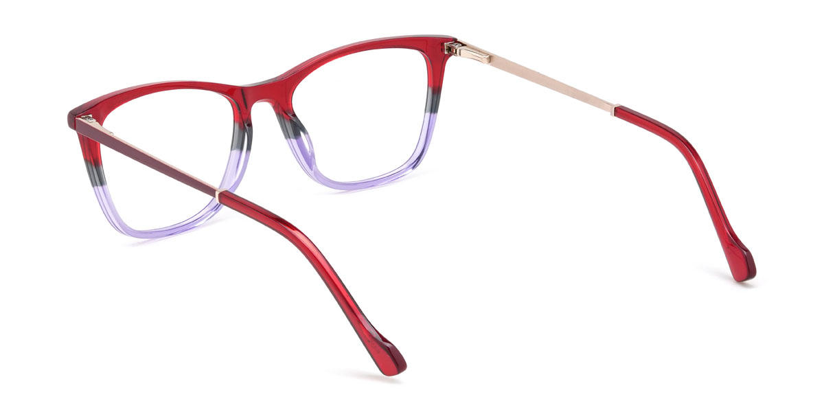 Rouge Violet Alfie Lunettes - Rectangle Glasses
