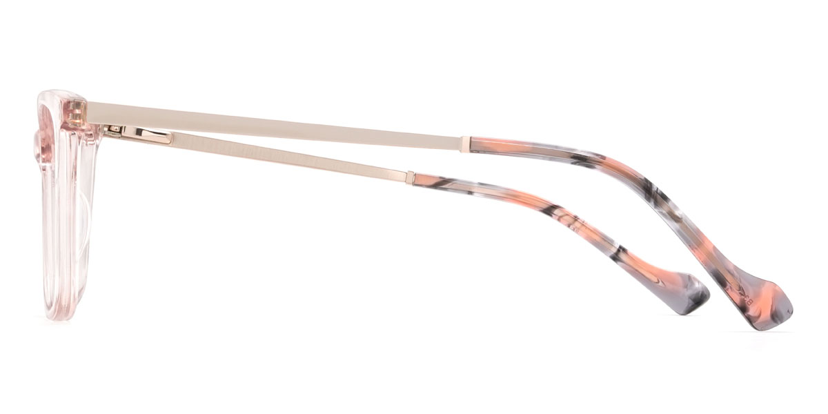 Light Pink Alfie Glasses - Rectangle Glasses