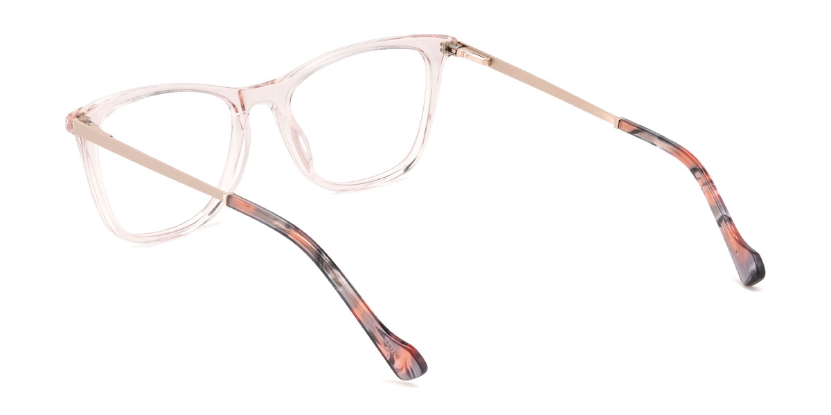 Light Pink Alfie Glasses - Rectangle Glasses