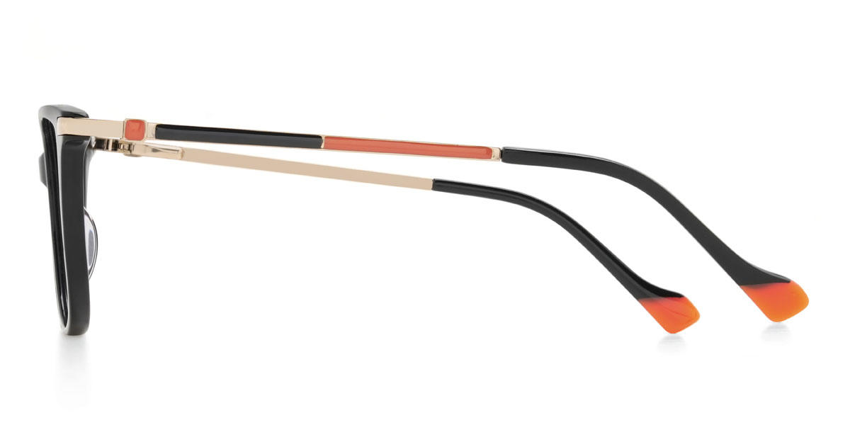 Black Maylee Glasses - Rectangle Glasses