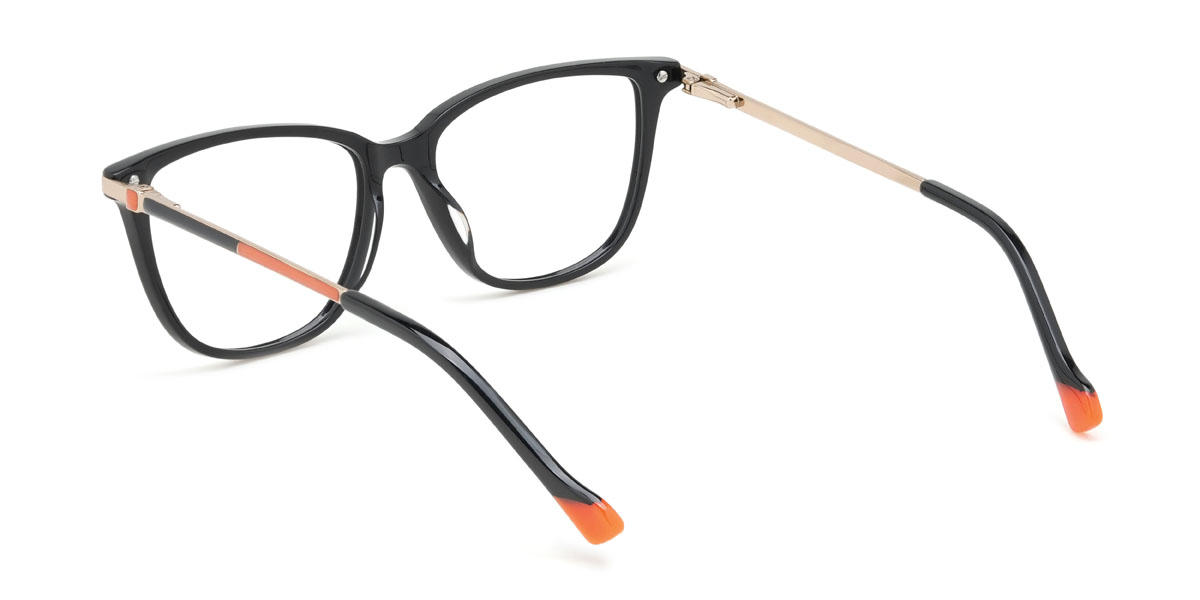 Black Maylee Glasses - Rectangle Glasses