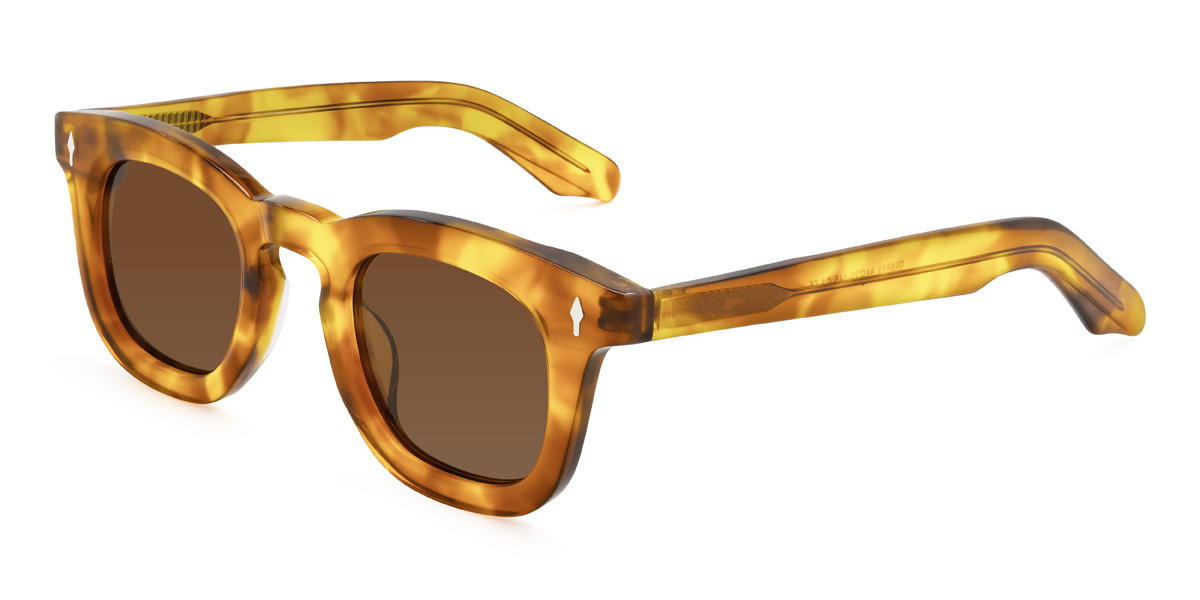 Schildpatt Braun Bryleigh Brille - Rectangle Sunglasses