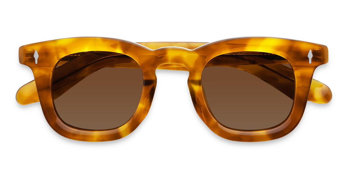 Schildpatt Braun Bryleigh Brille - Rectangle Sunglasses