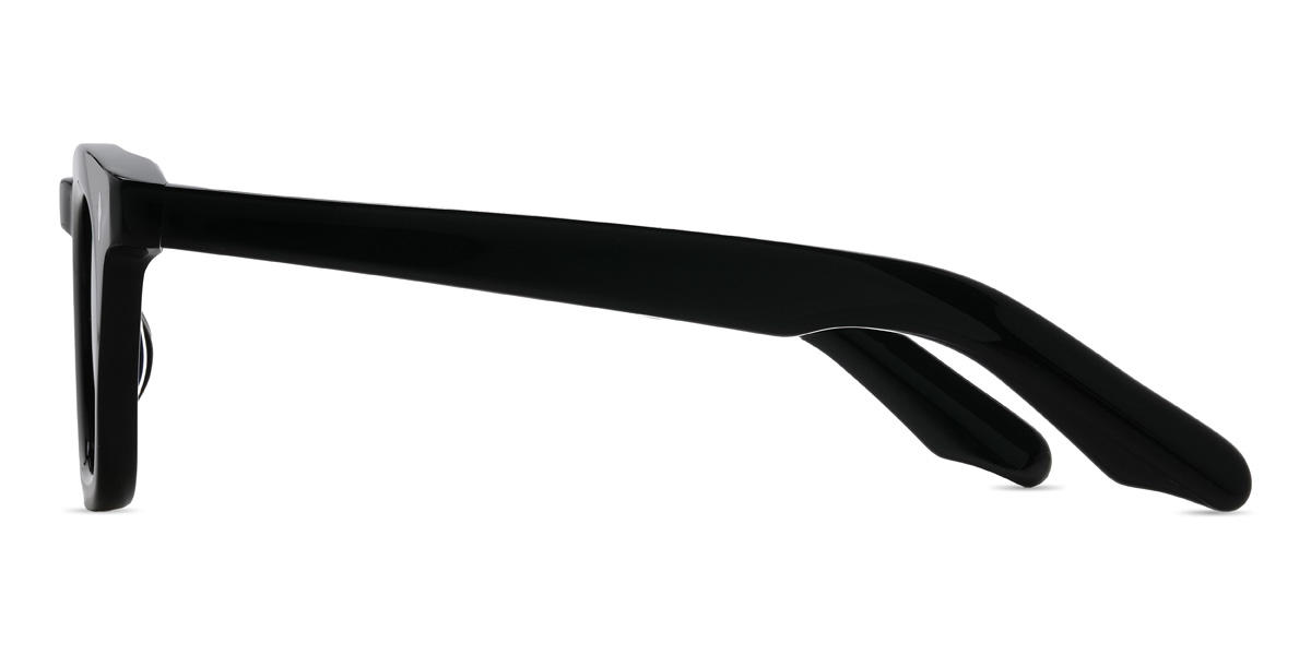 Negro Verde Oscuro Bryleigh Gafas - Rectangle Sunglasses