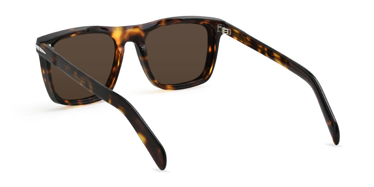 Tortoiseshell Brown Yareli Glasses - Rectangle Sunglasses