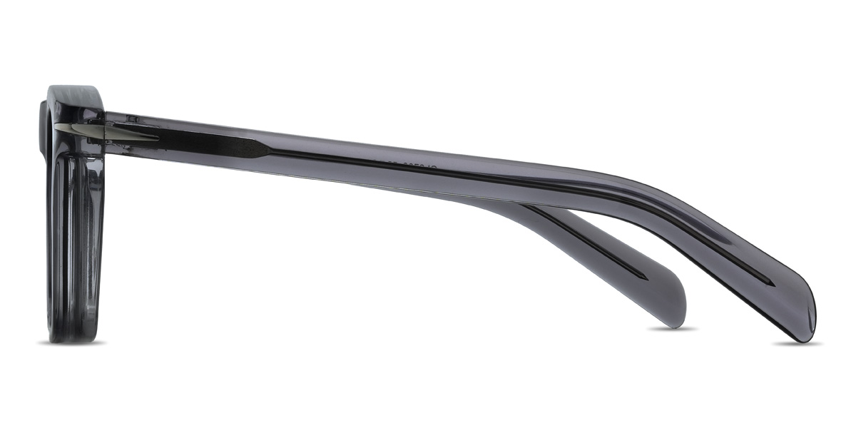 Gris Verde oscuro Yareli Gafas - Rectangle Sunglasses