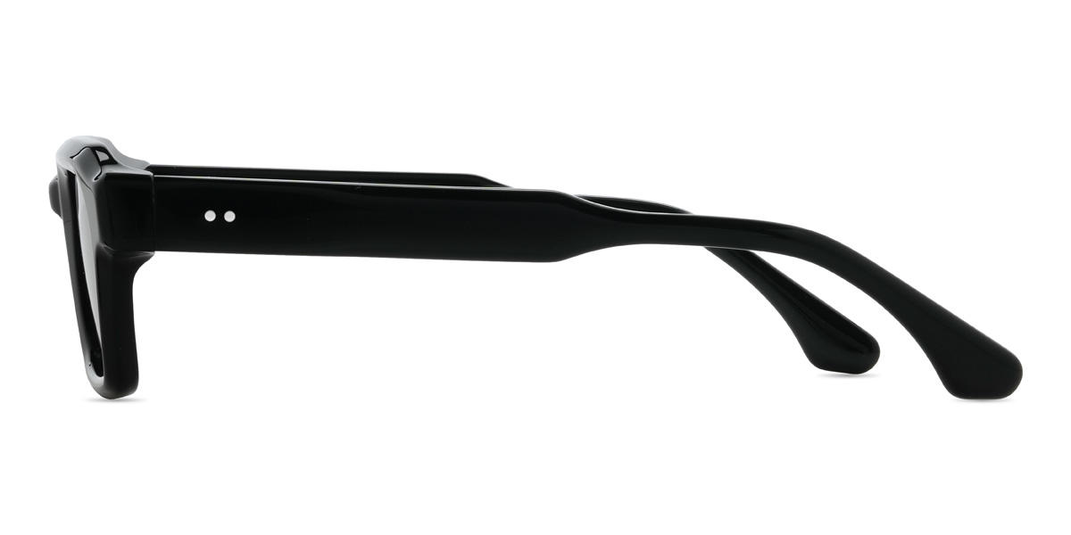 Schwarz Grau Maizie Brille - Rectangle Sunglasses