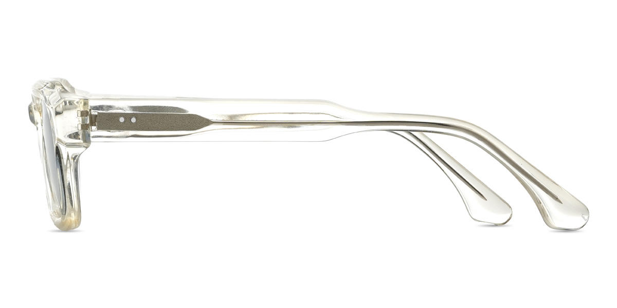 Transparente Azul degradado Maizie Gafas - Rectangle Sunglasses
