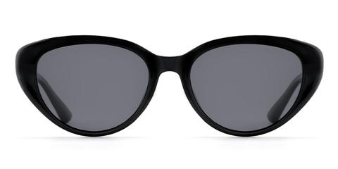 Negro Gris Yasmeen - Cat Eye Sunglasses