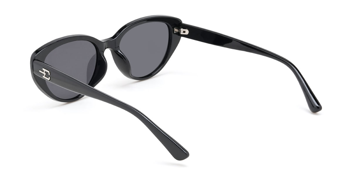 Fekete szürke Yasmeen Szemüveg - Cat Eye Sunglasses