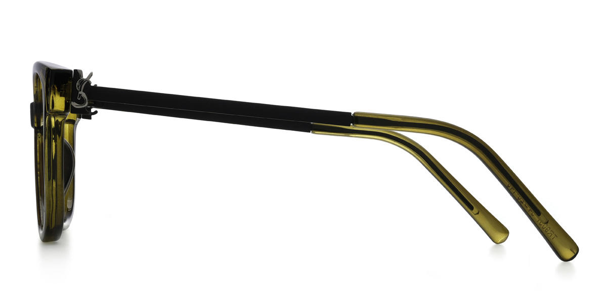 Oliv Grün Misael Brille - Square Glasses