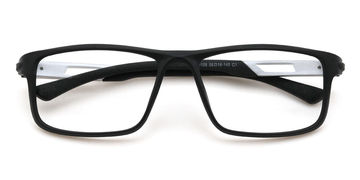 Schwarz Keelah Brille - Rectangle Glasses
