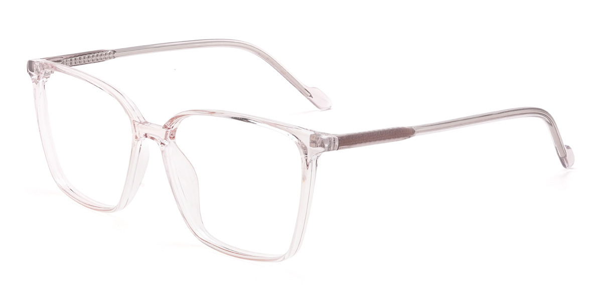 Light Pink Rowell Glasses - Rectangle Glasses