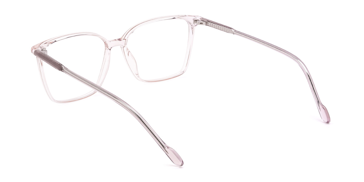 Light Pink Rowell Glasses - Rectangle Glasses