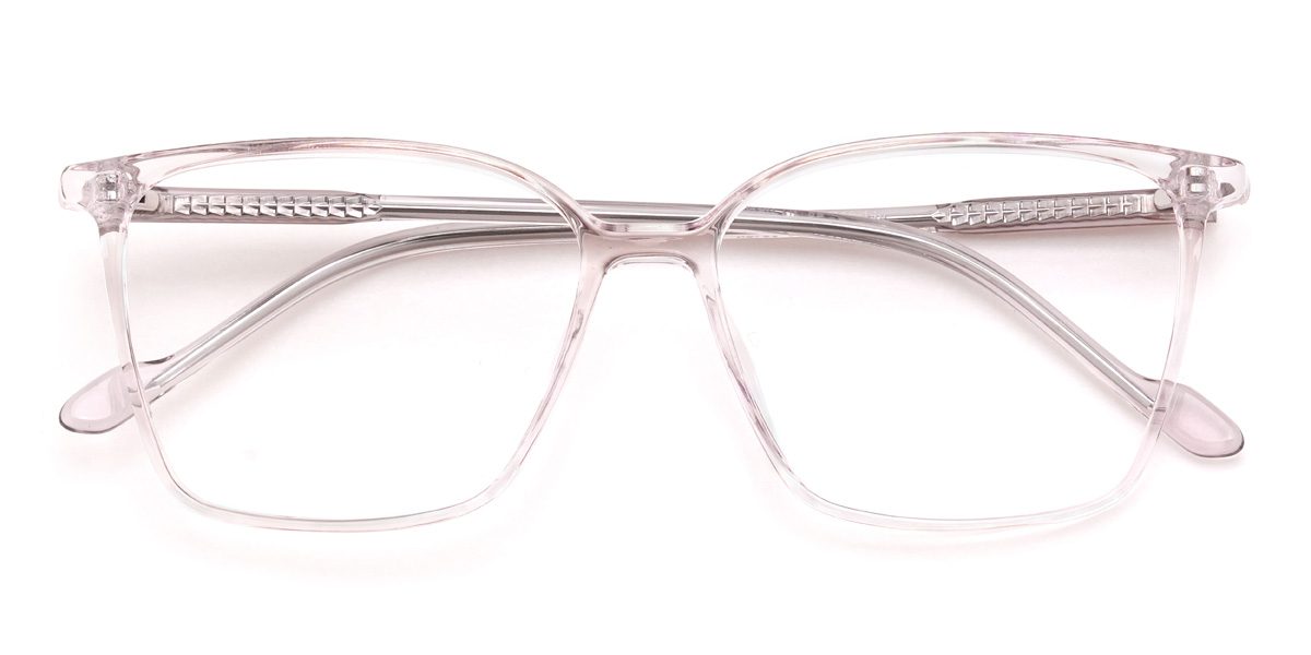 Light Pink Rowell Glasses - Rectangle Glasses