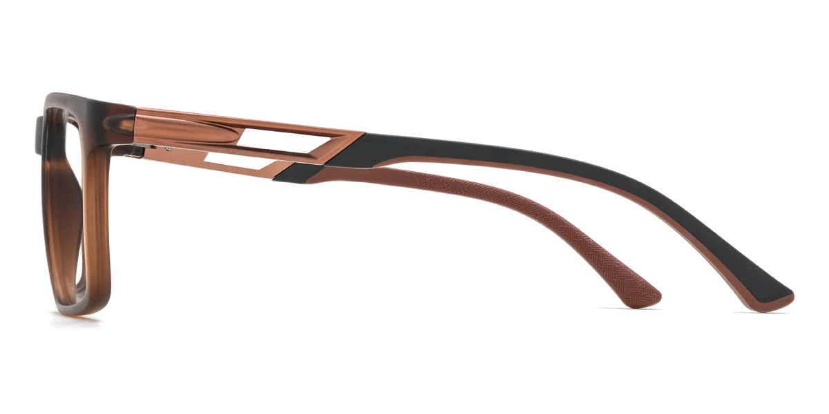 Brown Gracelynn Glasses - Rectangle Glasses