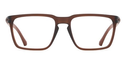 Brown Gracelynn - Rectangle Glasses