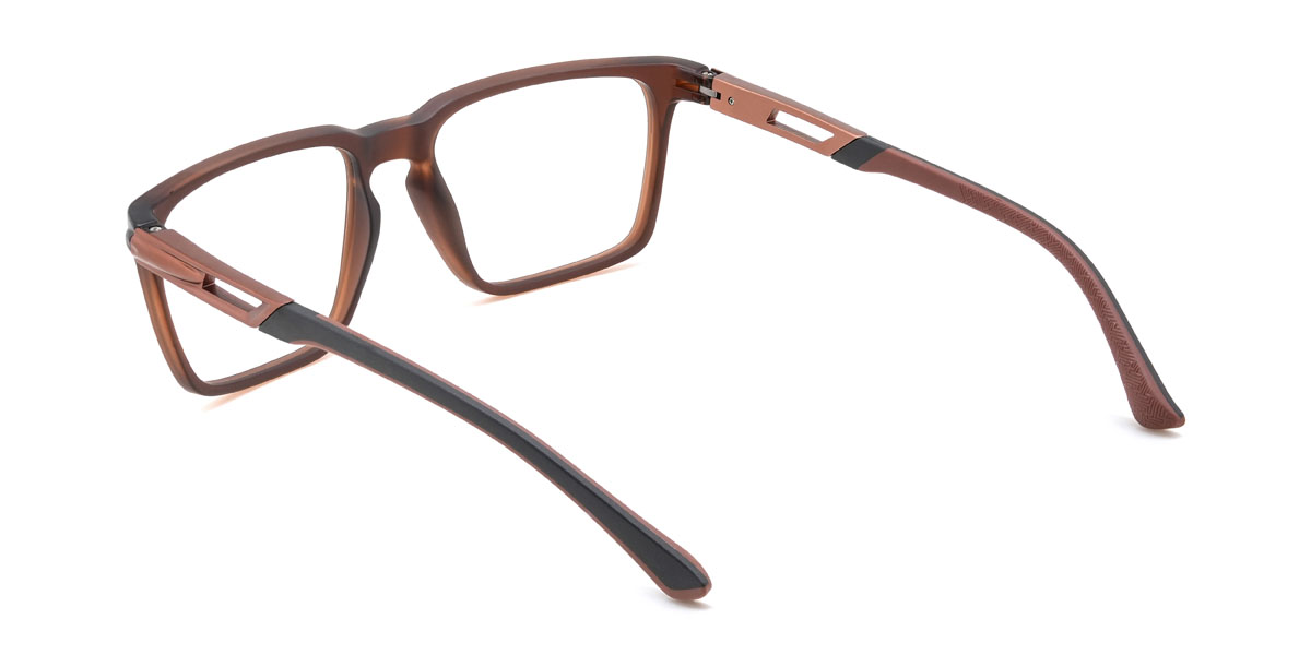 Brown Gracelynn Glasses - Rectangle Glasses