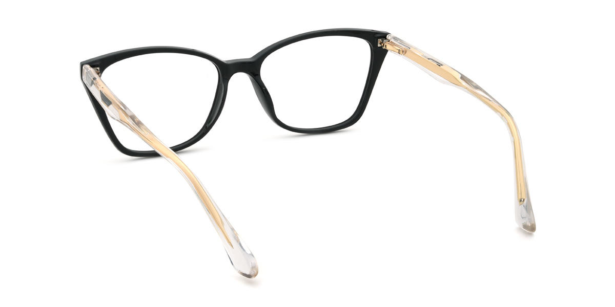Black Kamilla Glasses - Cat Eye Glasses