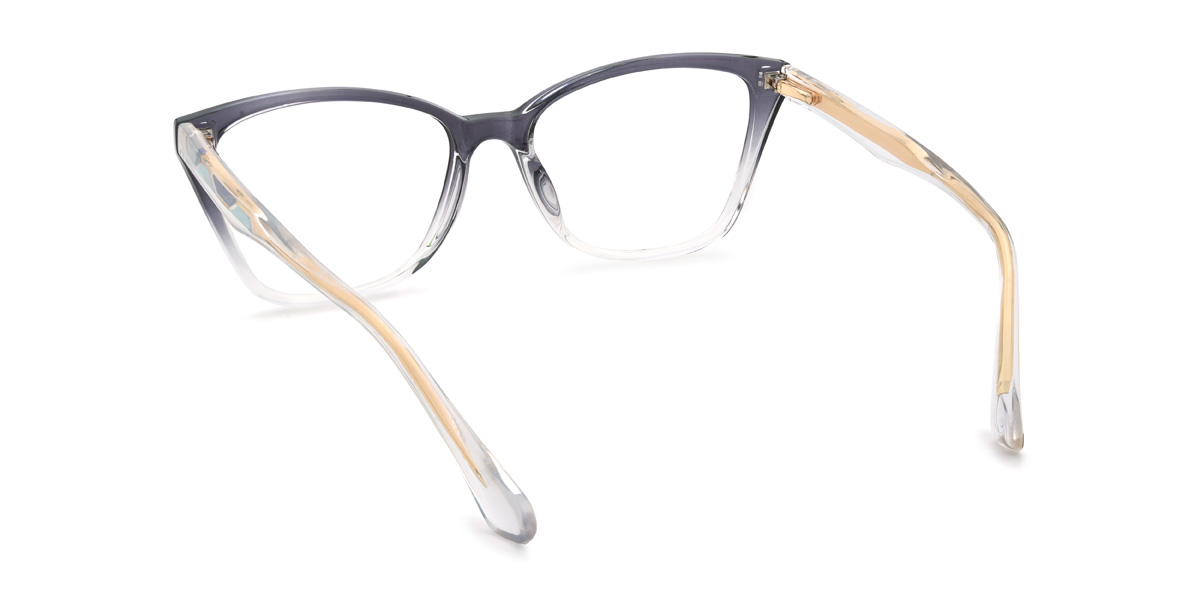 Gradient Grey Kamilla Glasses - Cat Eye Glasses