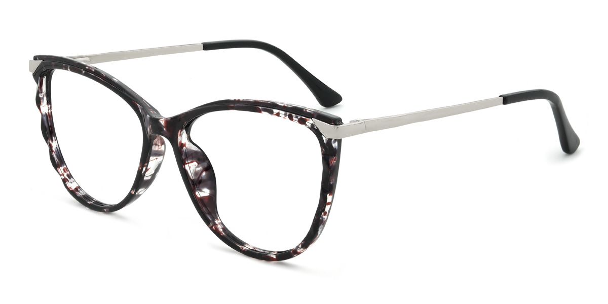 Black Tortoiseshell Marcella Glasses - Cat Eye Glasses