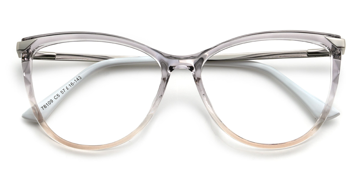 Purple Orange Marcella Glasses - Cat Eye Glasses